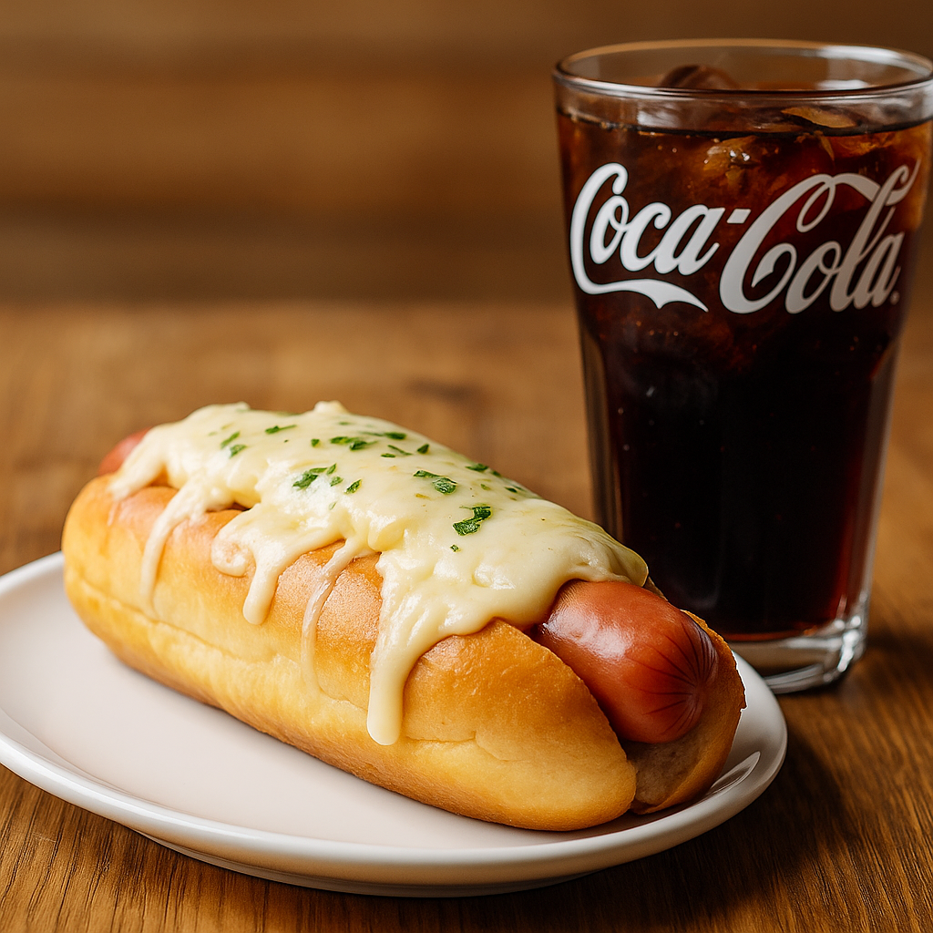 Cheese Hotdog Menü